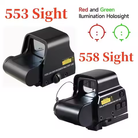 553 556 558 Holographic Red Green Dot Sight Hunting Red Dot Scope Reflex Tactical Airsoft QD Riflesc