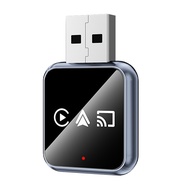 Wireless Carplay Mirror Link Adapter Android Auto Bluetooth+ WiFi USB Dongle Wired Carplay Connectio