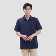 Cole Reg Stripe Texture Kemeja Pria 123264754