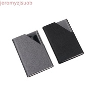 JEROMY ID Credit Card Holder Display Stander Women Men Stainless Steel Desktop Storage Fashion Offic