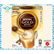 Nescafe Gold Blend Café Latte Instant Coffee Sticks 22P [Stick Coffee] (Made in Japan) (Direct from Japan)