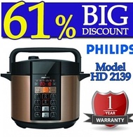 Philips Pressure Cooker HD2136（5L）- Lowest Price for Islandwide