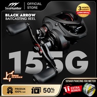[OFFICIAL] SeaHuner Black Arrow Reel BC Baitcasting Drag Clicker Fishing Reel, 6+1 BB Ball Bearings,