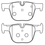 THAUMAS High Performance Pad GG Grade Suitable For BMW F30 F31 F32 F33 F34 F80 F83 Rear Wheel