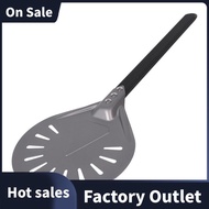 Turning Pizza Peel with 8 inch Aluminum Round Pizza Paddle, 23.6 inch Overall, Outdoor Pizza Oven Ac