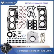 Engine Overhaul Gaskets seals Set Fit Mercedes-Benz  M276 3.0L V6 Turbo For Benz C400 E400 GL400 C43