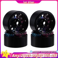 JR-1.9Inch Beadlock Wheel Rim Rim Hub for 1/10 TRX4 SCX10 Wheel Rim for 1/10 TRX4 SCX10