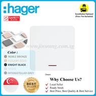 [✅SG Safety Mark&AuthorizedSeller]High-Quality White Hager Water Heater Double Pole Large Single Swi