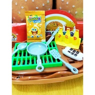 Hamburger Station Car Popping Candy Play House Car Parent-Child Toys Children Food Toys Burgers 2 Ye