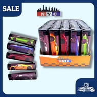 [1 BOX/50 PCS] NYC WINDPROOF FLAME LIGHTER DISPOSABLE GAS LIGHTER