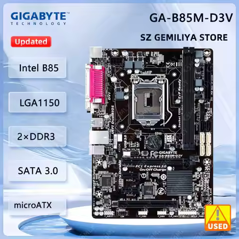GIGABYTE GA-B85M-D3V Motherboard LGA 1150 Intel B85 support i7-4790 4770T 4570 4130 cpu DDR3 32GB Mi