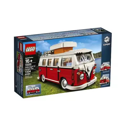 LEGO Creator 3 in 1 Volkswagen T1 Camping Van Plastic Building Blocks 1334pcs 10220