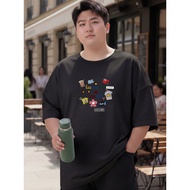 2Y790 [AIYOU] Lelaki Baju T Shirt Men Tshirt Korean Style Clothes Plus Size 1XL-5XL Crop Top Seluar