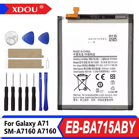 Brand New EB-BA715ABY 4500mAh Replacement Battery For Samsung Galaxy A71 SM-A7160 A7160 Mobile phone