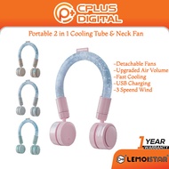 LEMOISTAR Portable Neck Fan LIMO-FN6 Hands Free Bladeless Fan 360° Cooling Personal Fan Battery USB 