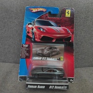 Wanted Hot Wheel Ferrari Racer 612 Scaglietti Gray Gray Tires Cm6