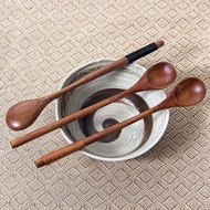 MDLBake 20cm long wooden spoon Korean wooden spoon/ Japanese wooden spoon/ Honey wooden spoon/ Multi