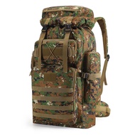 80L Large Capacity Camouflage Bag Outdoor Hiking Camping Camping Backpack Men Women Sports Backpack