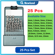 25PCS/Set HSS Co5% M35 High-Speed Steel Length Drill Bit Set
