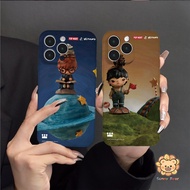 iPhone 16 Pro Max Hirono x The Little Prince  Liquid Silicone Mobile Phone Case Full-Body Protection