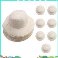 20 Pcs DIY Straw Hat Set Beach Summer Work Farmer Hats for Men Women Kids Cowboy Birthday Party Deco