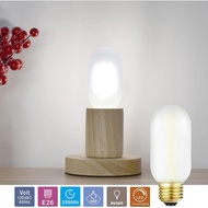 Leools E26 Frosted Edison Bulb 4W Equivalent E26 LED Bulb 40 Watt Dimmable Neutral White 4000K E26 L