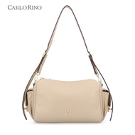 Carlo Rino CR Ellie Pocketed Shoulder Bag L - Nude