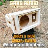 Box speaker array 8 inch single twitter