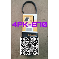 TOP-9 CONTINENTAL FAN BELT/ V-BELT PROTON WIRA 1.3/1.5 ALT-BELT 4PK870