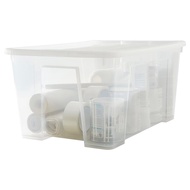 IKEA | SAMLA Storage Box With Lid | Transparent | 5L 11L 22L 45L 55L 65L 130L