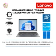 Lenovo IdeaPad Duet 5 12IRU8 83B3000DMJ 12.4" 2.5K Touch 2-in-1 Laptop Storm Grey (i3-1315U, 8GB, 51