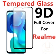 9H Full Cover Tempered Glass For Realme C11 2021 C21Y 8 C25Y C20 C21 C25 6 8pro C11 C15 C1 C2 5 5S 5