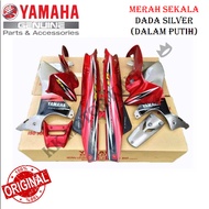 [DALAM PUTIH ] YAMAHA Y125 Y125ZR 125ZR COVERSET COVER SET BODY COVER MERAH SKALA / MERAH SEKALA DAD