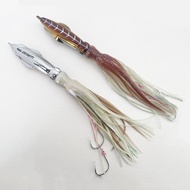 60g、100g、150g、200g Skirted Octopus Lure – Slow Pitch Jigging Trolling Lure for Saltwater Deep Sea Fi