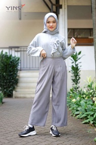 Gallery Nibras Haya Moslemwear Ik 006 Celana Kerja Bahan Nyaman Dipakai by Nibras Branded Berkualita