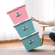 Plastic Clothes Storage Box Storage Box Extra Large Toy Storage Box Camellia Household Thickened Sto