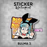 Dragon Ball Bulma Sticker Waterproof Bulma DBZ Sticker/