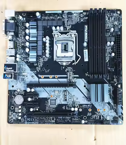 For Asrock Z390M PRO4 Motherboard 128GB HDMI PCI-E3.0 M.2 LGA 1151 DDR4 Micro ATX Z390 Mainboard 100