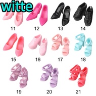 WITTE Doll Shoes 21 Styles Fashion Colorful High Heels Shoes