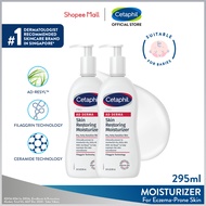 CETAPHIL PRO AD Derma Skin Restoring Moisturizer 295ml Twin Pack, For Eczema Prone Skin [Soothes Dry