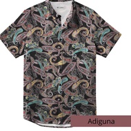 KEMEJA "PKR.10Jn22x" Fullprinted Short Sleeve Men's Batik Shirt