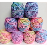 3-COLOR GRADUATED KNITTING YARN POLY D27 SEMBUR