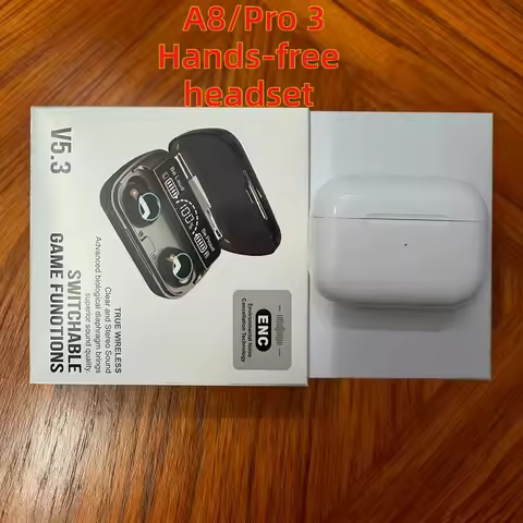 2025 New Pro 3 Wireless Bluetooth Earbuds Air4 with USB-C Type-C Cable and HiFI Active Noise Cancell