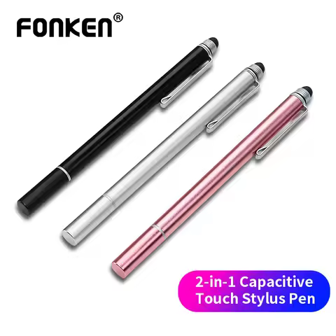 FONKEN Stylus Pen For Phone 2in1 Capacitive Pen Touch Pen Tablet Surface Pen For Drawing Screen Styl