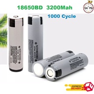 Panasonic NCR18650BD Top Button Pointed / Flat 3200mAh 3.7V 18650 Rechargeable 100% NCR18650Bbattery