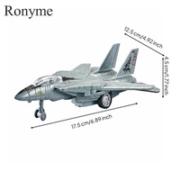 [Ronyme] F14 Fighter Toy Alloy Airplane Toy Durable Model Jet Toy Planes for Creative Play and Aviat