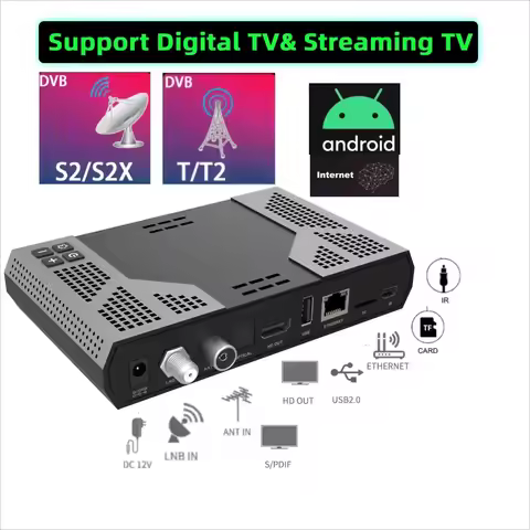 Skylinker Z8 Plus Android OTT+ DVB-S2+DVB-T2 HD BT4.2 4K H265 2GB+16GB Dual Wifi hicilicon6323 Digit