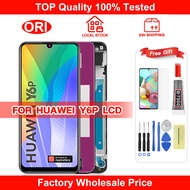OLED LCD With Frame For Huawei Y6P 2020 LCD MED-LX9 MED-LX9N Display Touch Screen Digitizer Replacem