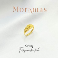 Moramas Hollow LINTAH Ring 916 Gold/ Cincin LINTAH Kosong Emas 916/ 空心戒子916金