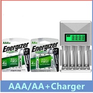 Energizer AA/AAA 1.2V NI-MH Rechargeable Battery Recharge Power Plus 2000/800 mAh Batteries Original Sealed